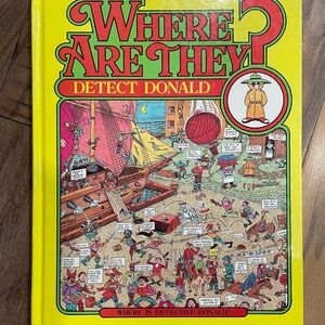 "Where Are They? Detect Donald" Hardcover Book